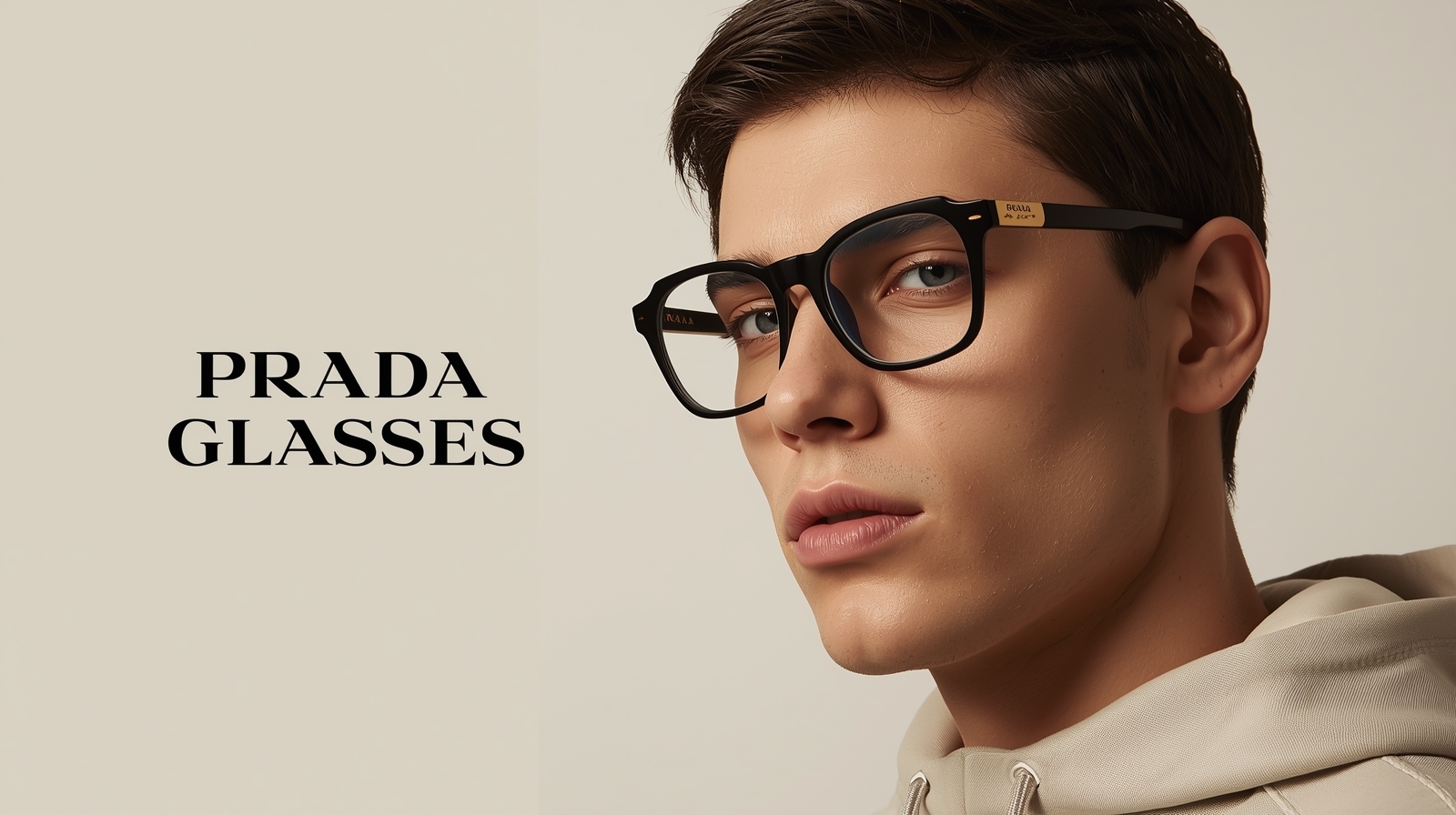 Editorial luxury eyewear mood banner